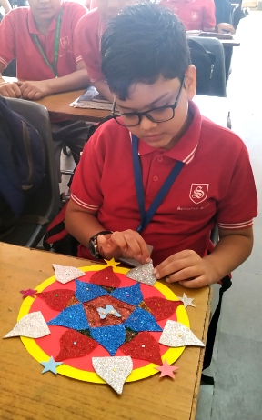Std. V : Rangoli Making Activity